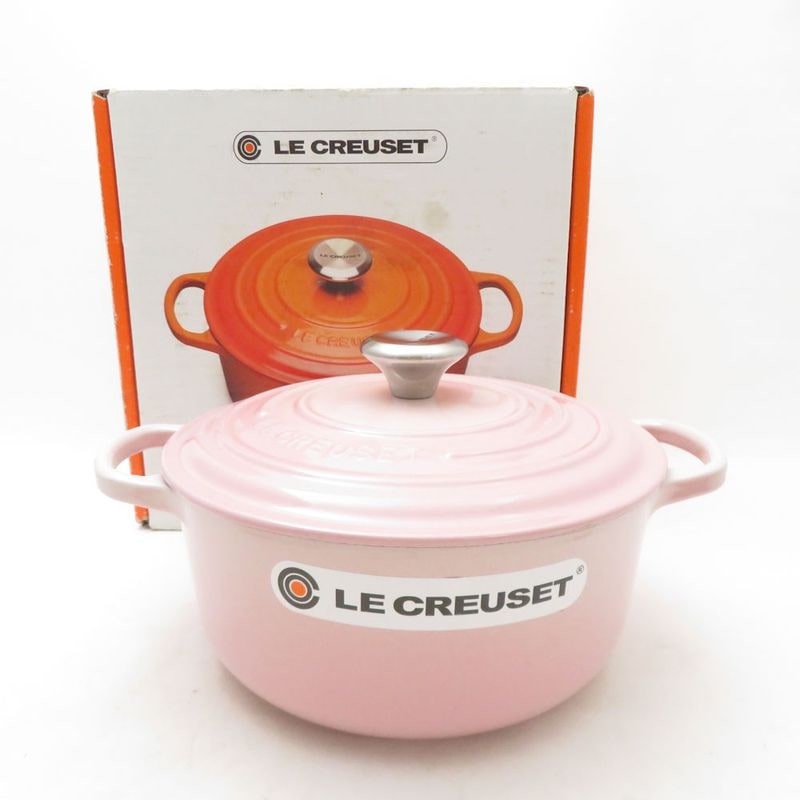 未使用 Le Creuset ルクルーゼ シグニチャー ココットロンド 両手鍋