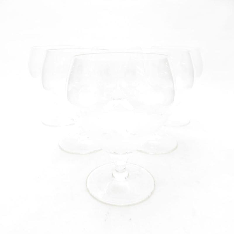 美品 Rosenthal ローゼンタール ロータス ワイングラス 6客 セット H11.5cm スタジオライン SC11087G2 【中古】
