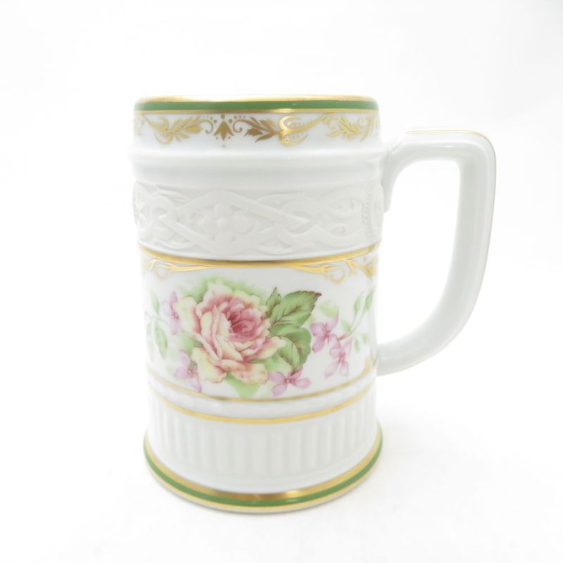 未使用 BERNARDAUD LIMOGES ベルナルドリモージュ キリンビアマグコレクション 1991年 ビアマグ ビール ジョッキ 陶器 SM5243X2 【中古】