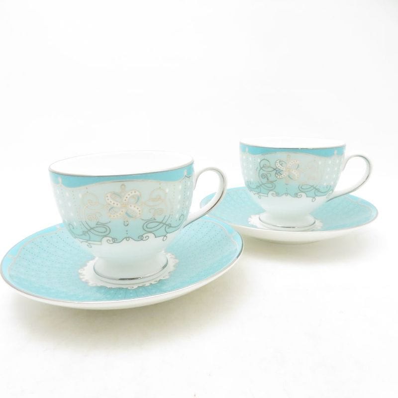 ウェッジウッドビアンカティーセット6客 WEDGWOOD ウェッジウッド ビアンカ ティーカップ＆ソーサー 5点 セット