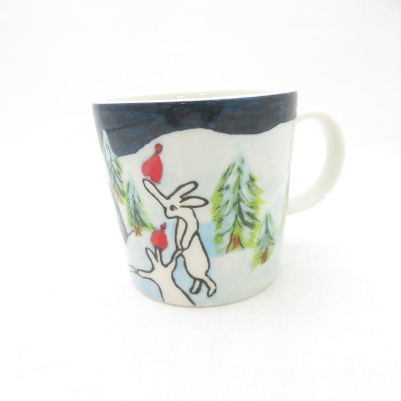 ARABIA アラビア ヘルヤ snta claus マグカップ SCOPE別注 バニー 北欧 スコープ 2024年 SM5250K2 【中古】