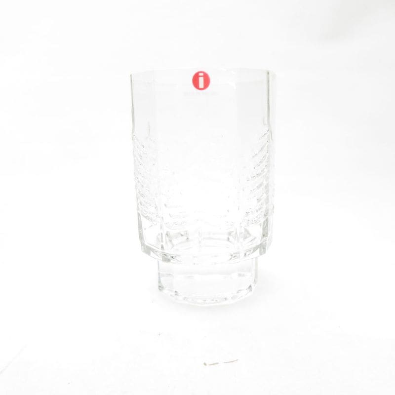 美品 iittala イッタラ クーシ タンブラー H10cm グラス 希少 レア 北欧 もみの木 SC11188D2 【中古】