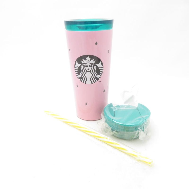 美品 STARBUCKS スターバックス スイカ ステンレスタンブラー 355ml スタバ SC11205D1 【中古】
