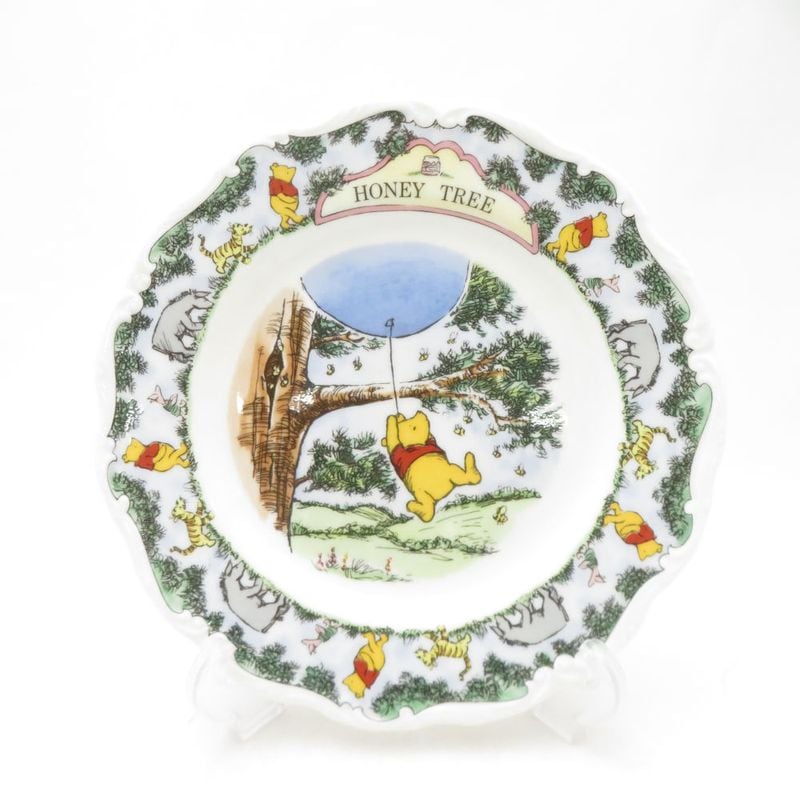 未使用 ROYAL DOULTON ロイヤルドルトン HONEY TREE 中皿 クマのプーさん SM5280F2 【中古】