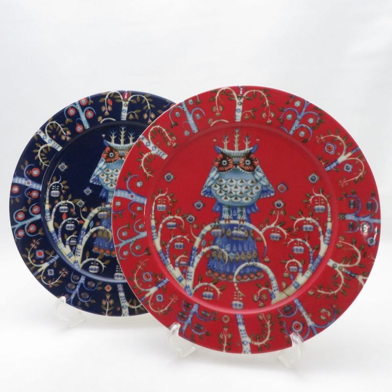 iittala イッタラ タイカ 大皿 2枚 27cmプレート ディナー 北欧 SM5287H2 【中古】