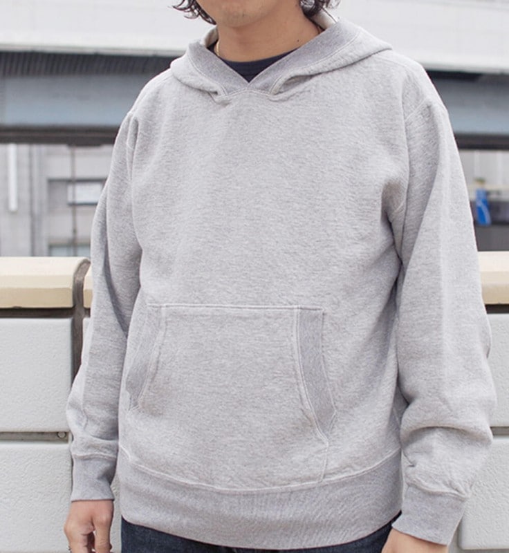 Cardboard Pullover Hooded Sweat (HEATHER GRAY)