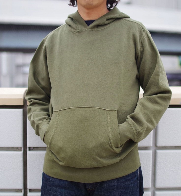 Cardboard Pullover Hooded Sweat (KAHKI)