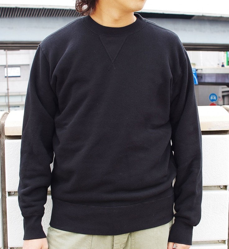 Stretch Fleece Sweat (BLACK)