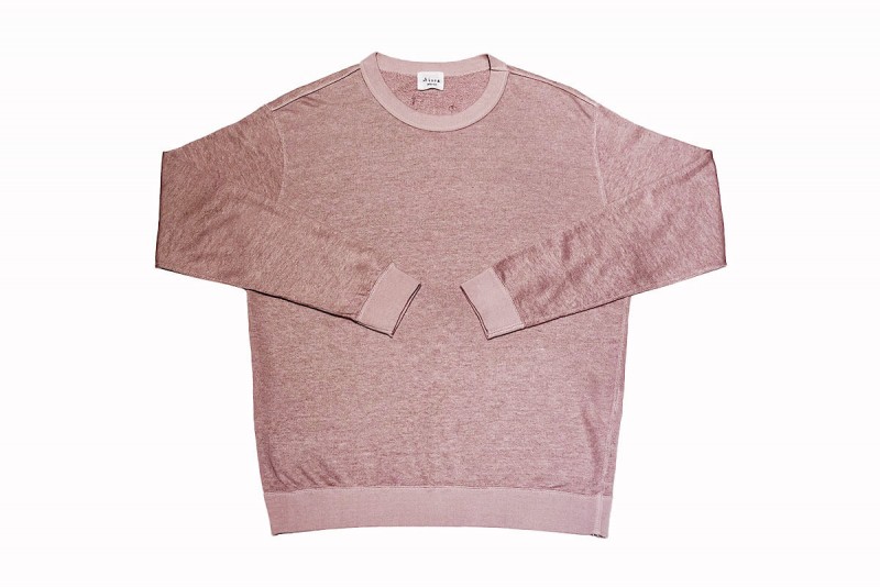 Linen loop knit sweat （pink）