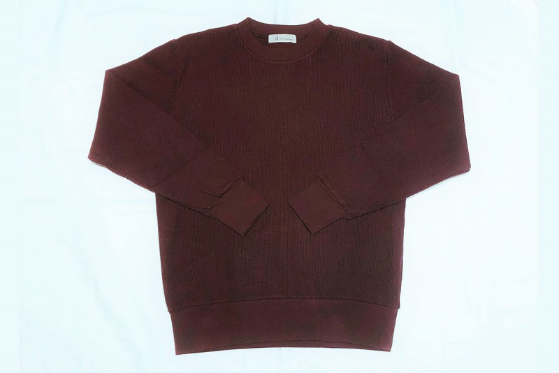 rib stitch knit reverse （brown）