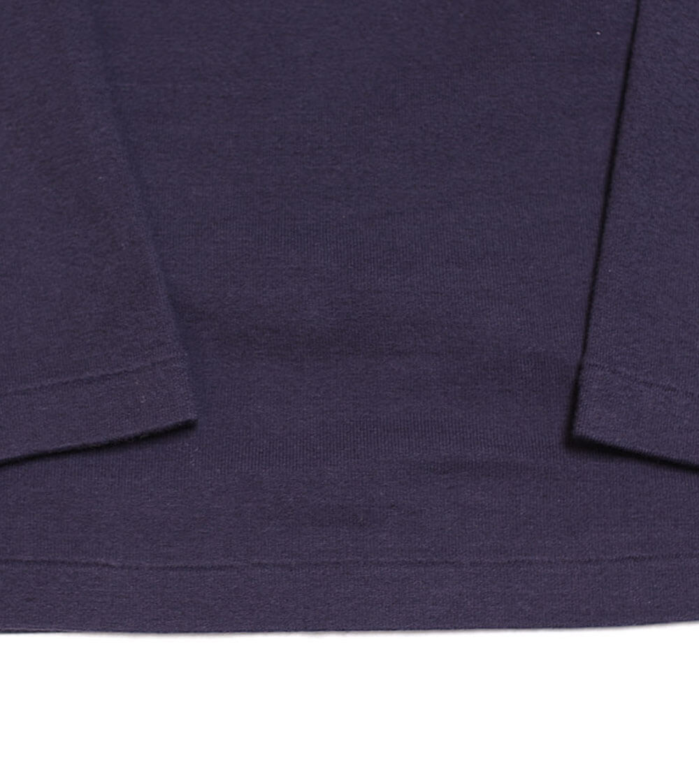 Suvin Rib L/S Tee (NAVY)