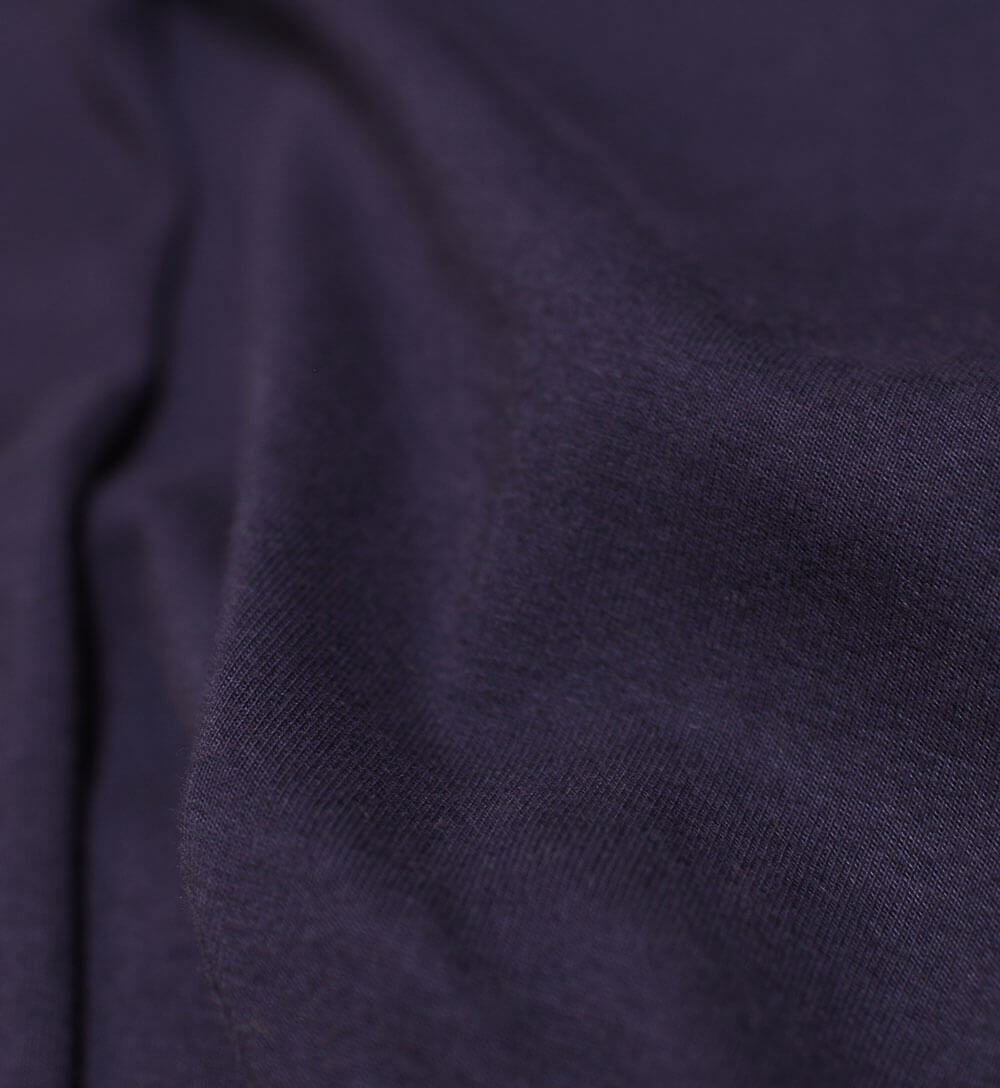 Suvin Rib L/S Tee (NAVY)
