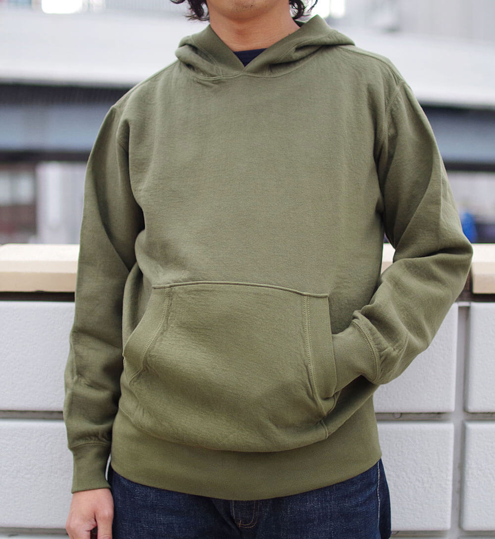 Cardboard Pullover Hooded Sweat (KAHKI)