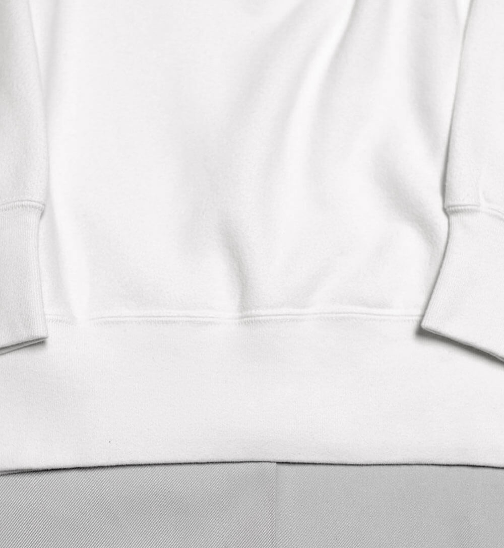 Stretch Fleece Sweat (WHITE)