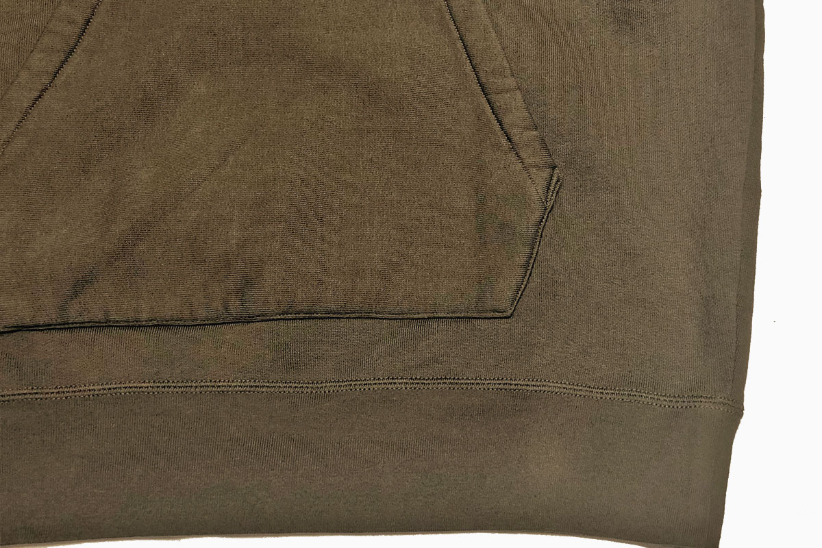 extra long cotton Brushed Parka （olive green）