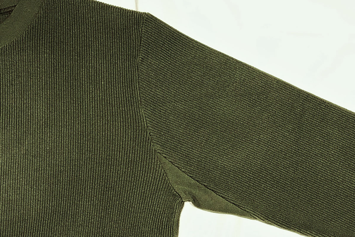 rib stitch knit reverse （olive）