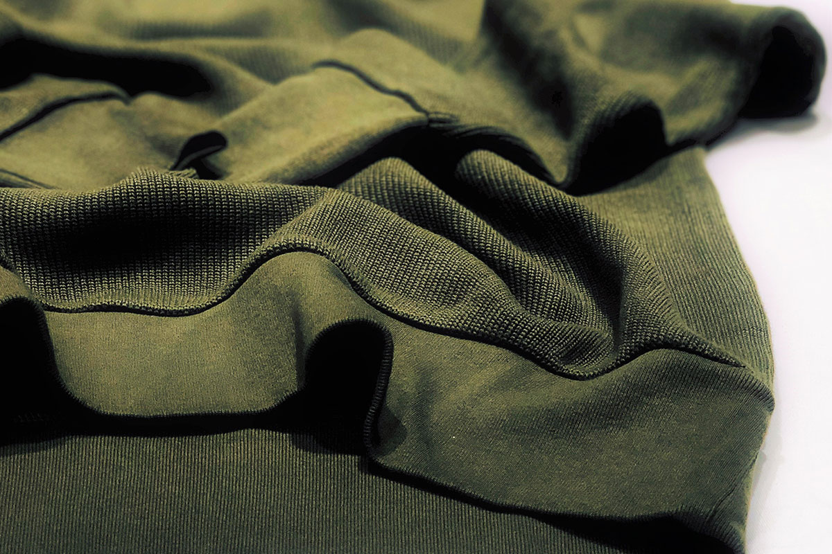rib stitch knit reverse （olive）