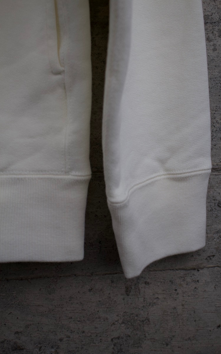 extra long cotton brushed mockneck Sweat(off white)