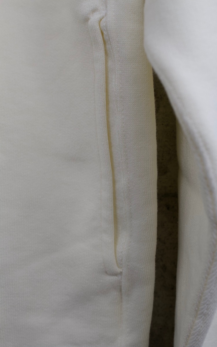 extra long cotton brushed mockneck Sweat(off white)