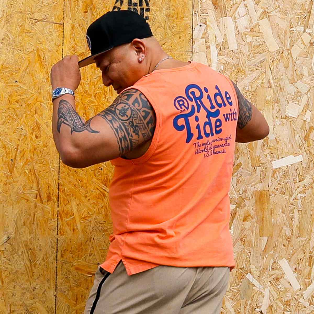 RIDE WITH TIDE PIGMENT SLEEVE LESS