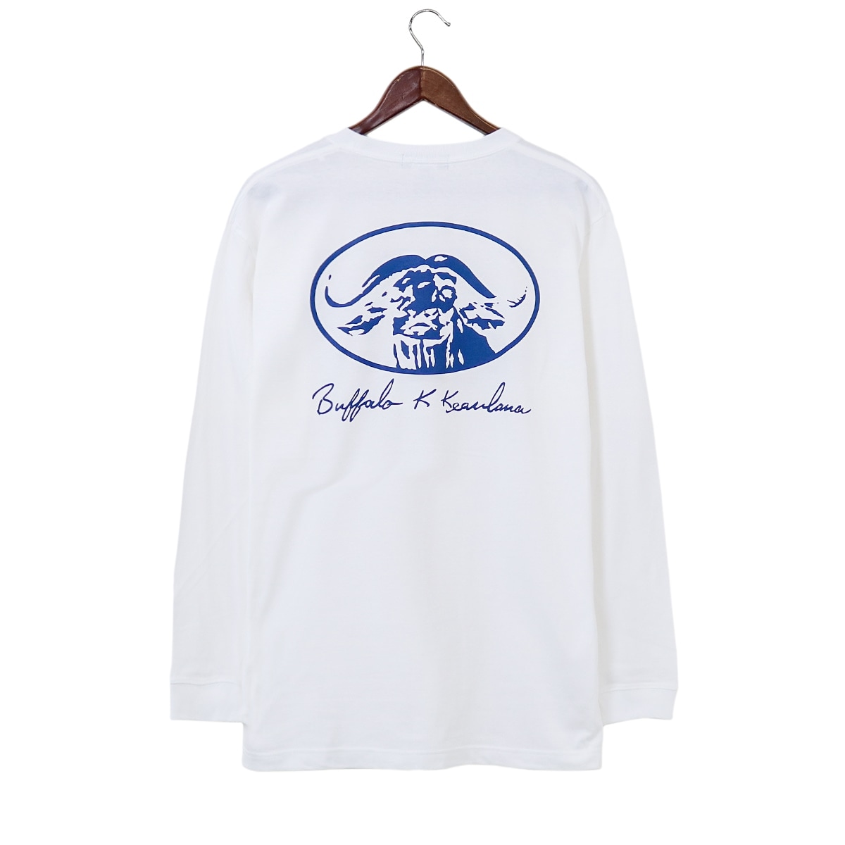 【WHITE/Lのみ】BUFFALO LONG SLEEVE T-SHIRT