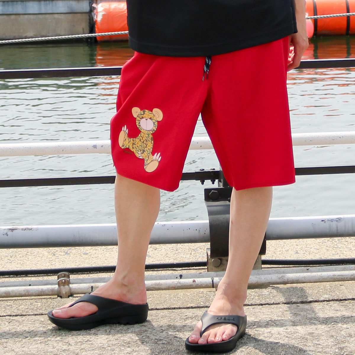 ARMY BEAR STRETCH SURF TRUNKS
