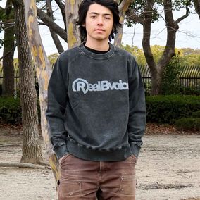 REAL B VOICE PIGMENT CREW SWEAT|トップス|メンズ