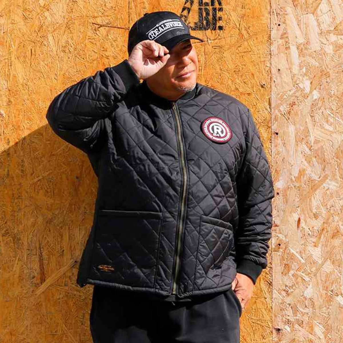 STENCIL QUILTING JACKET BIG SIZE