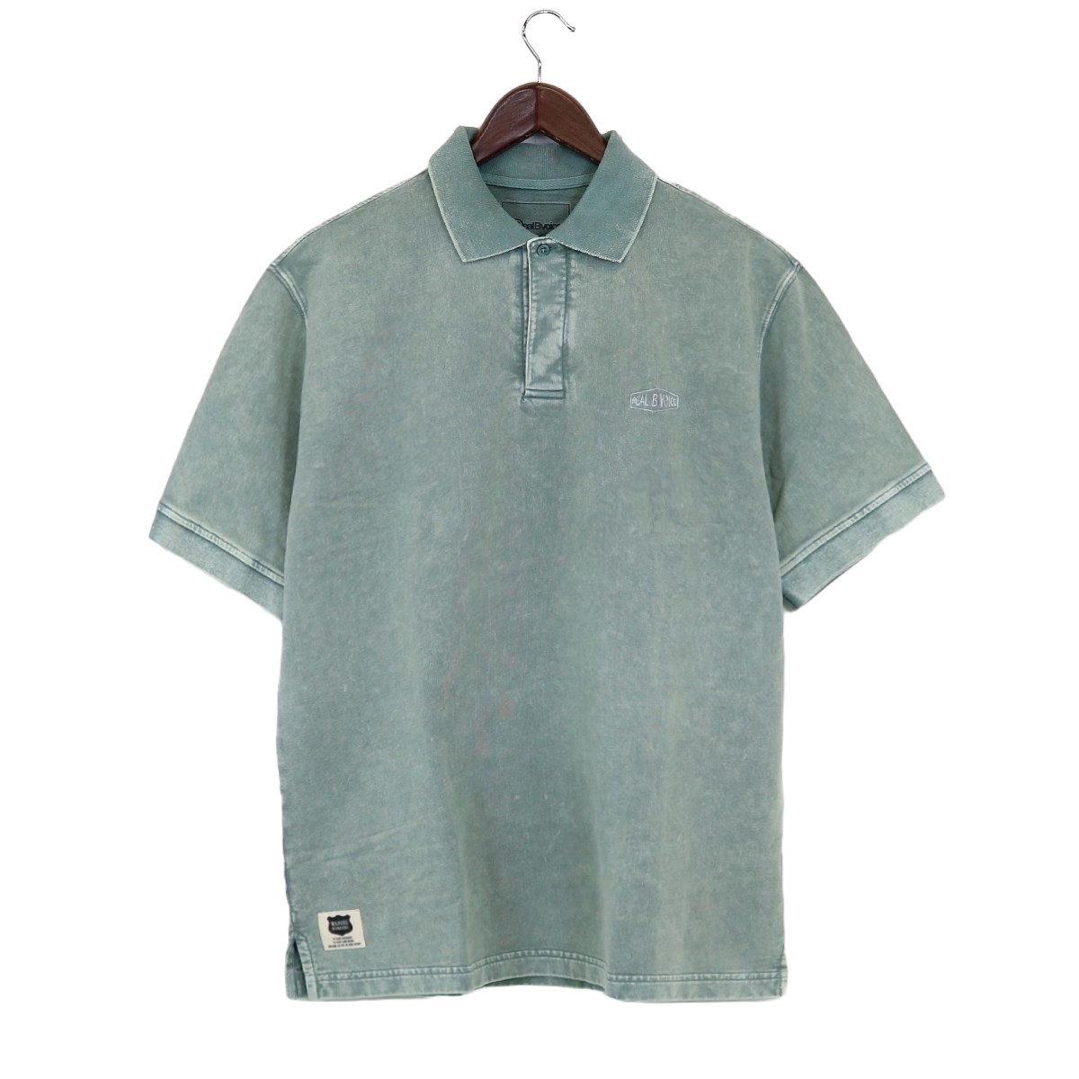 RBV LOGO PIGMENT POLO SHIRT BIG SIZE