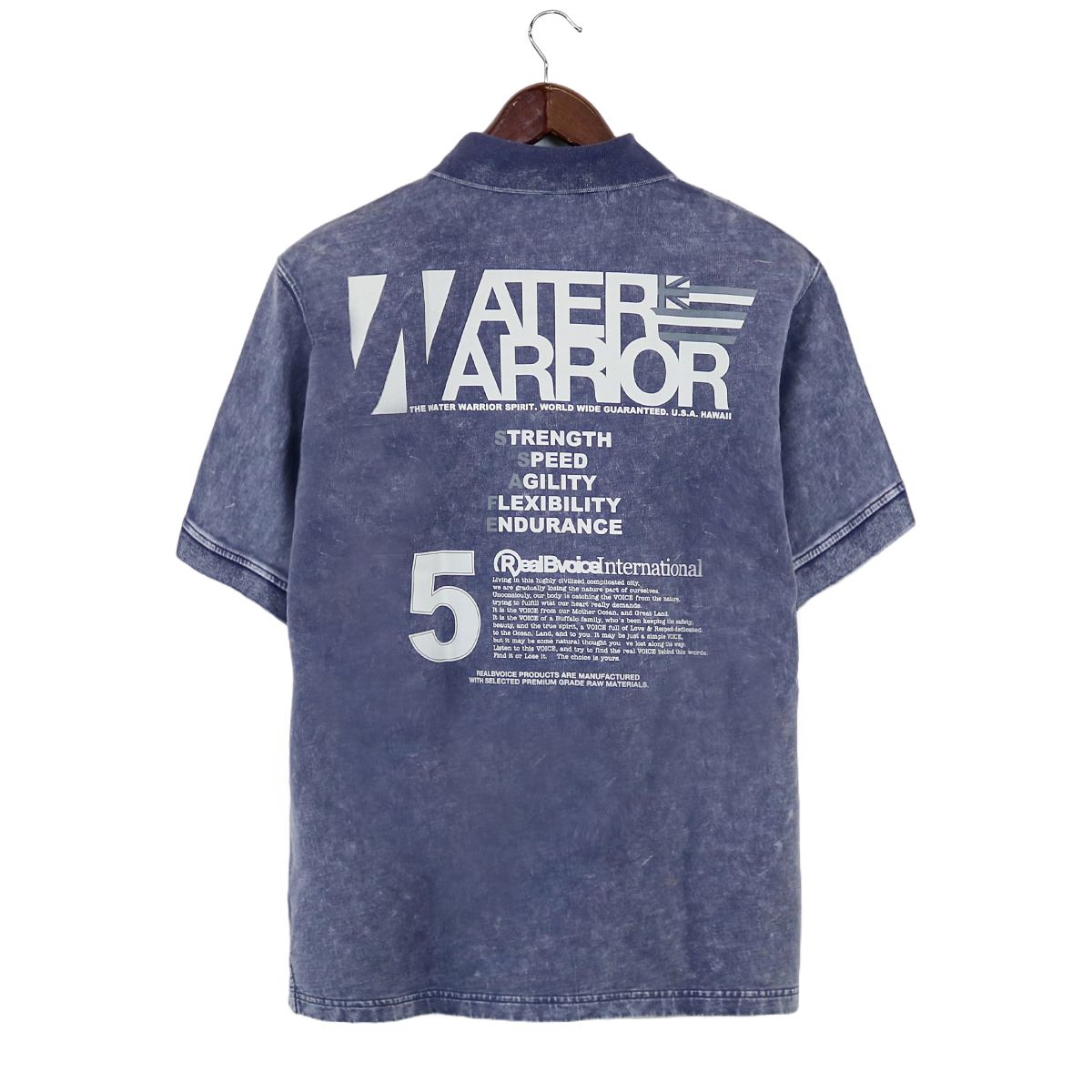 WW FLAG PIGMENT POLO SHIRT BIG SIZE