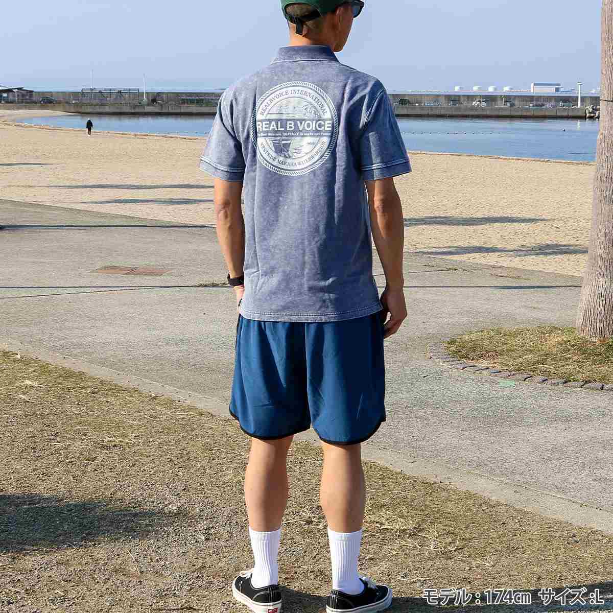 【NAVY Lのみ】GUARD TOWER PIGMENT POLO SHIRT