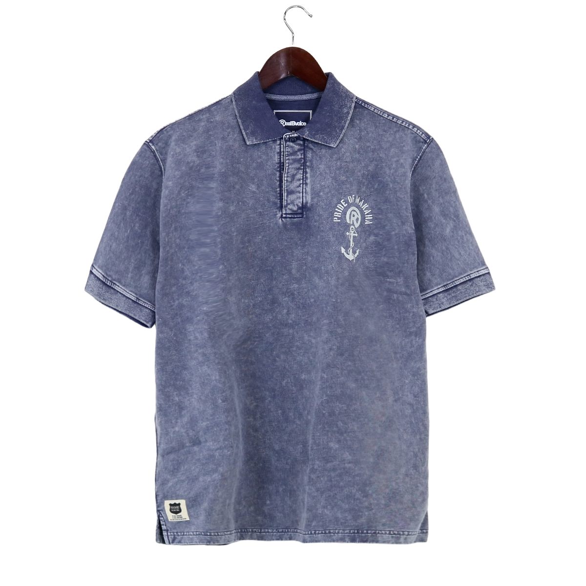 GUARD TOWER PIGMENT POLO SHIRT BIG SIZE