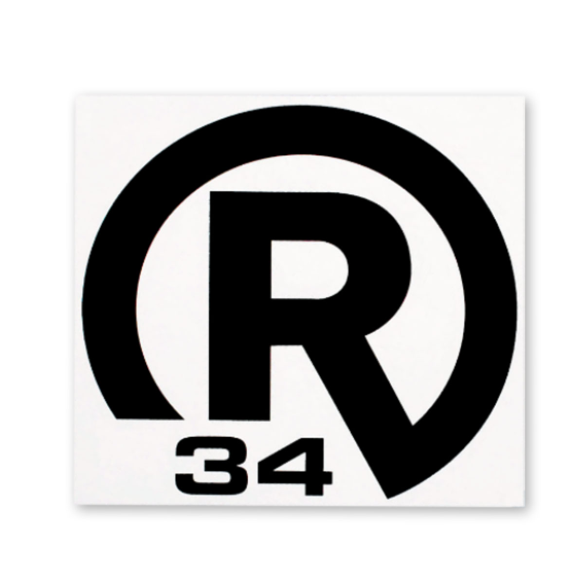 STICKER R34 LLサイズ
