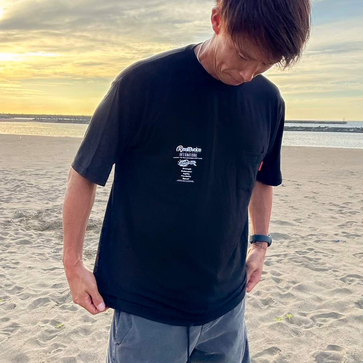 SPIRIT DRY STRETCH POCKET T-SHIRT