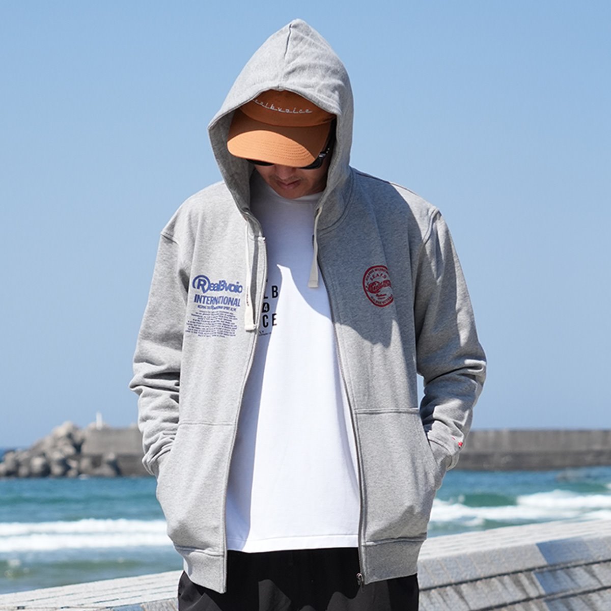 DOUBLE LOGO ZIP PARKA