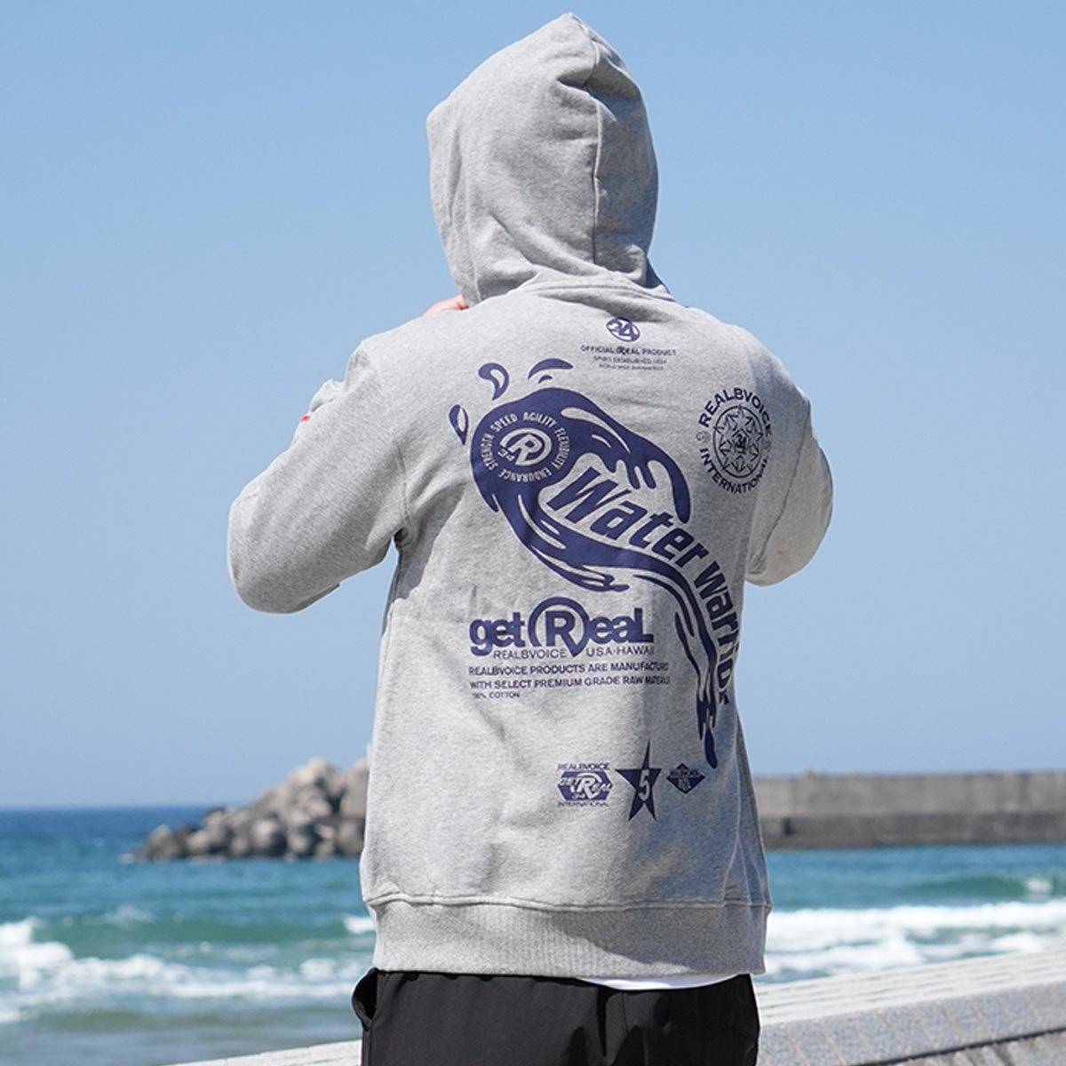 DOUBLE LOGO ZIP PARKA