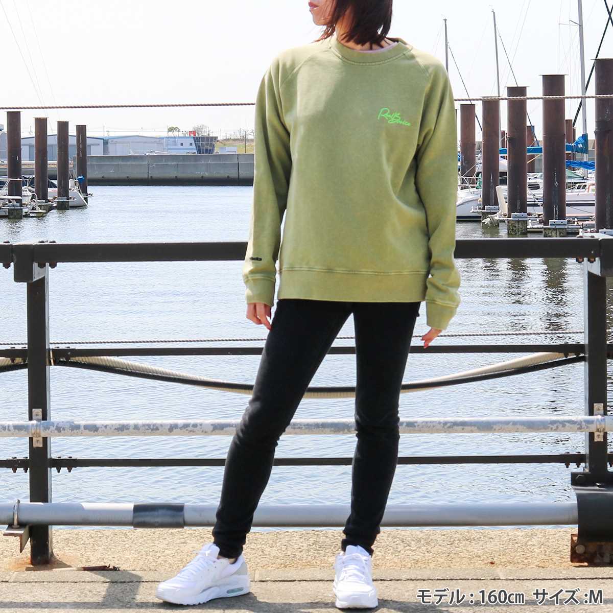 R SPRAY PIGMENT CREW SWEAT