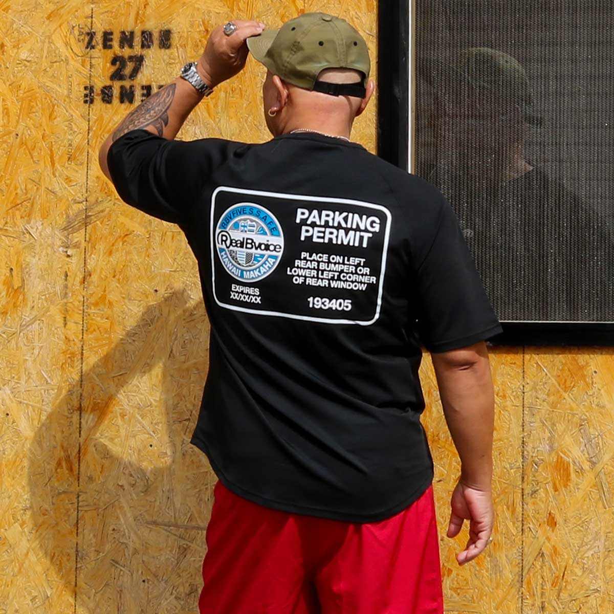 PARKING PERMIT LUSH GUARD DRY TEE BIG SIZE