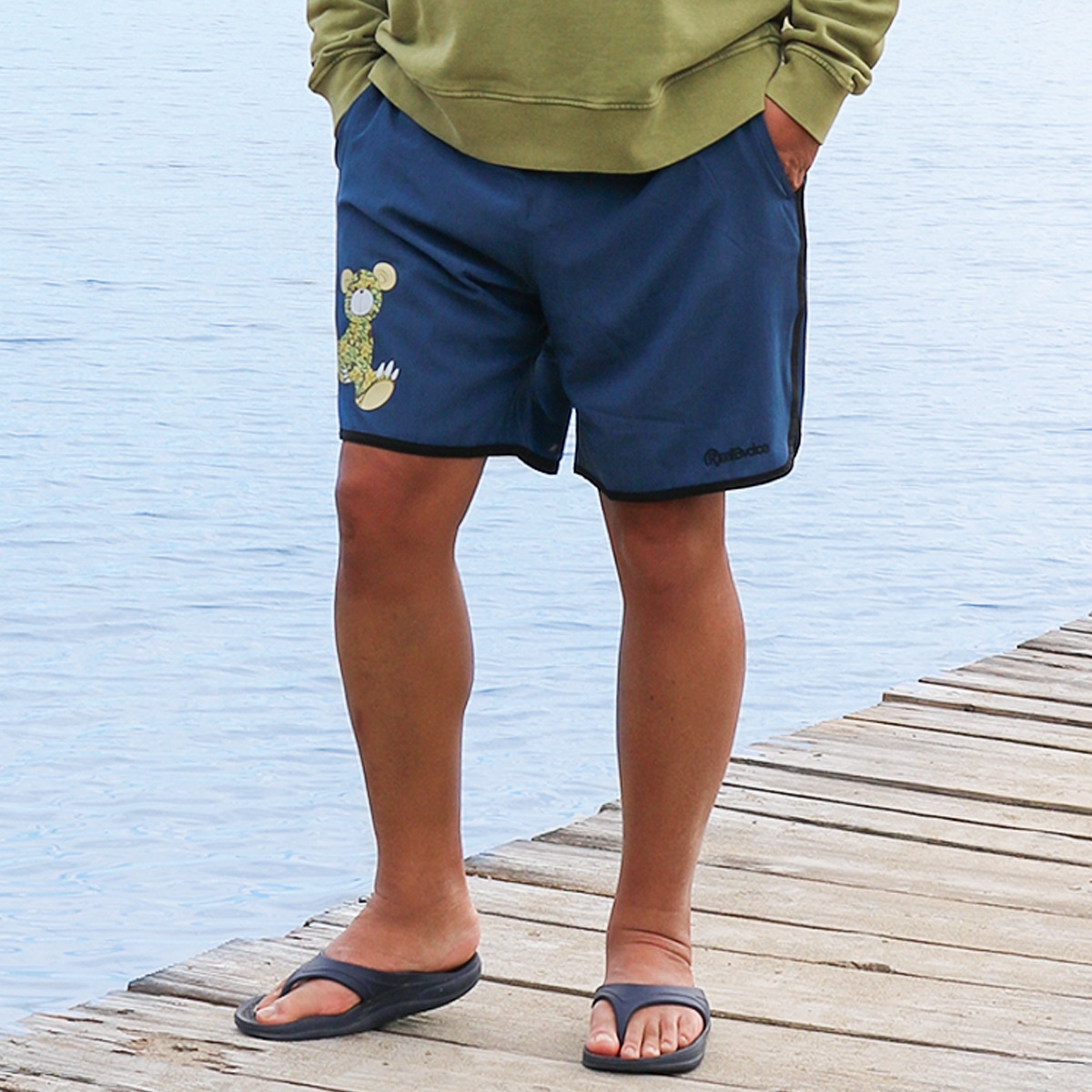 ARMY BEAR HYBRID STRETCH SHORTS BIG SIZE