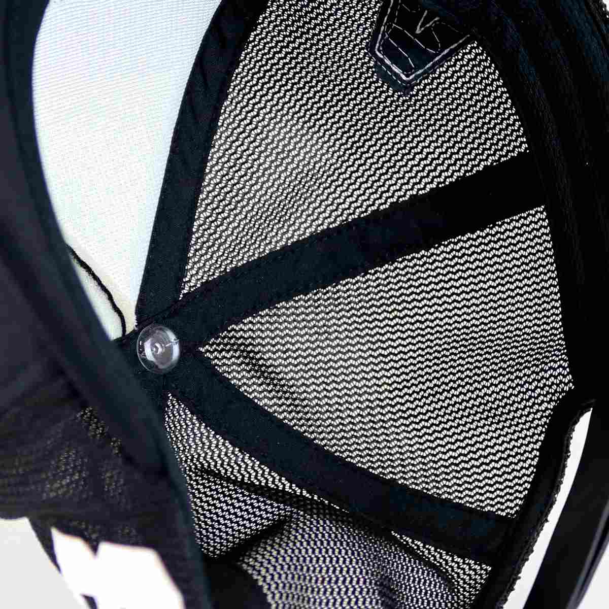 ENAMEL PATCH MESH CAP