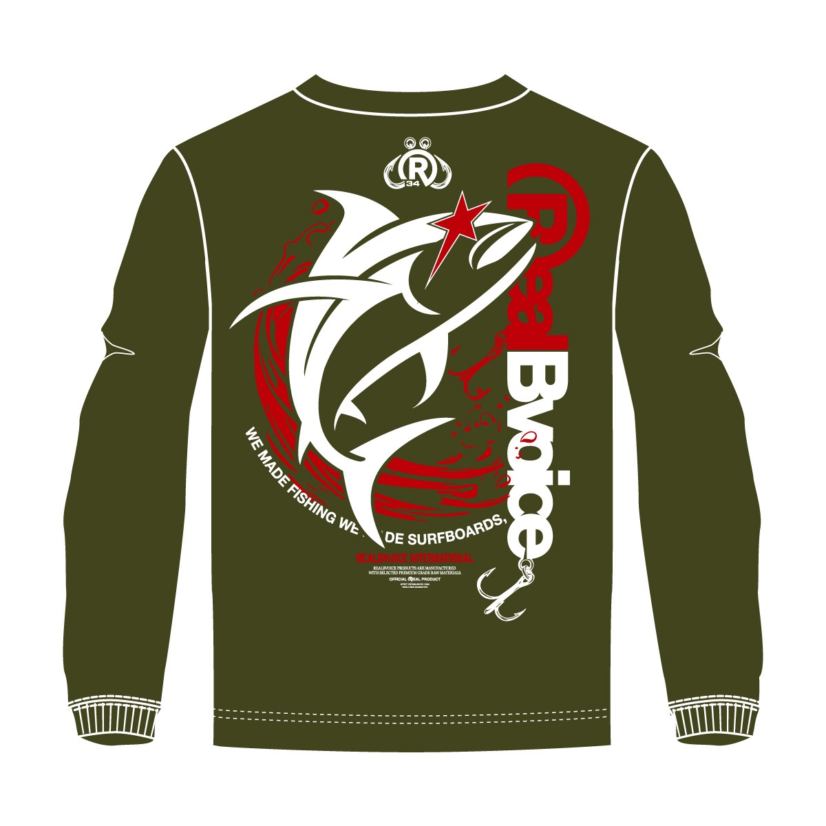 TOP OF FISHING DRY LONG T-SHIRT BIG SIZE