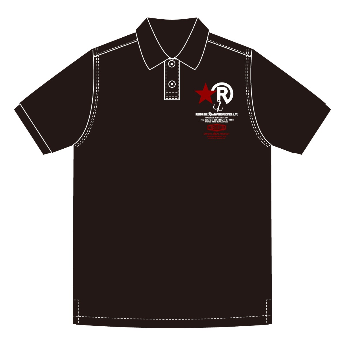 RBV FISHNG 1934 DRY POLO SHIRT BIG SIZE