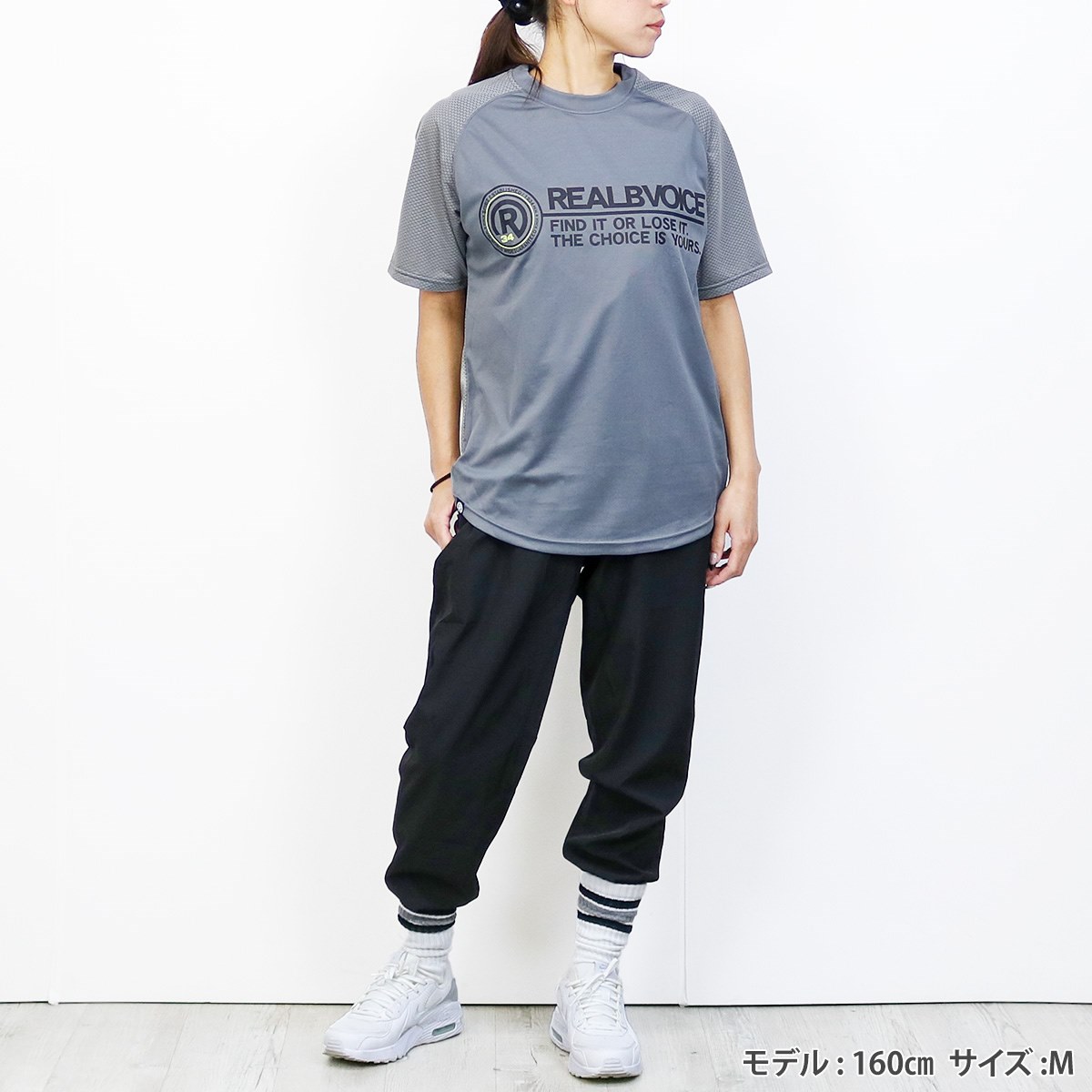 R34 LOGO DOUBLE MESH DRY T-SHIRT