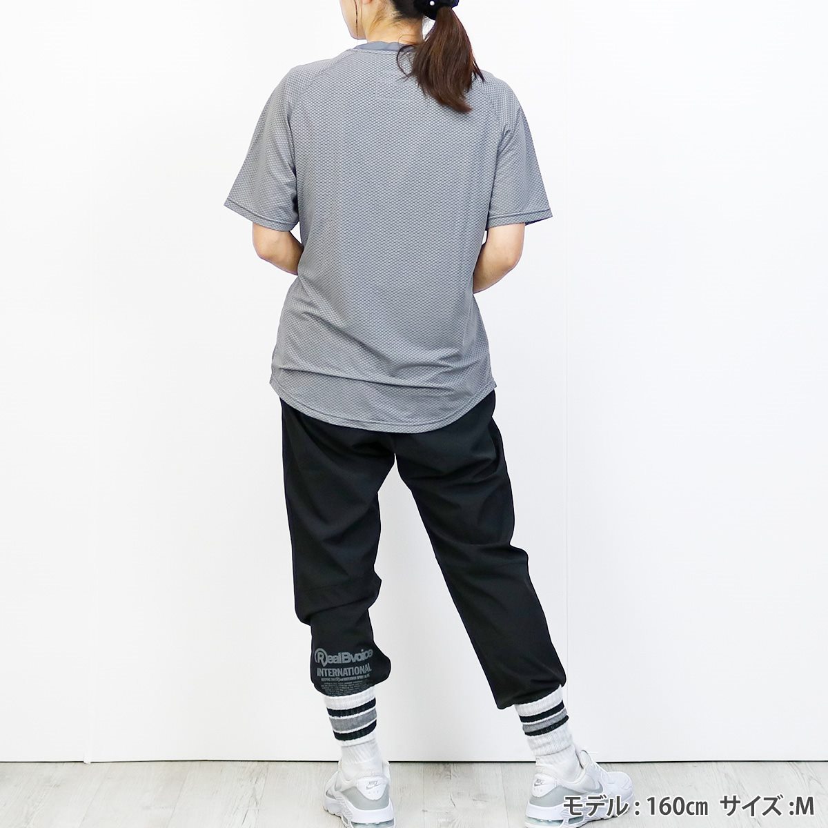 R34 LOGO DOUBLE MESH DRY T-SHIRT