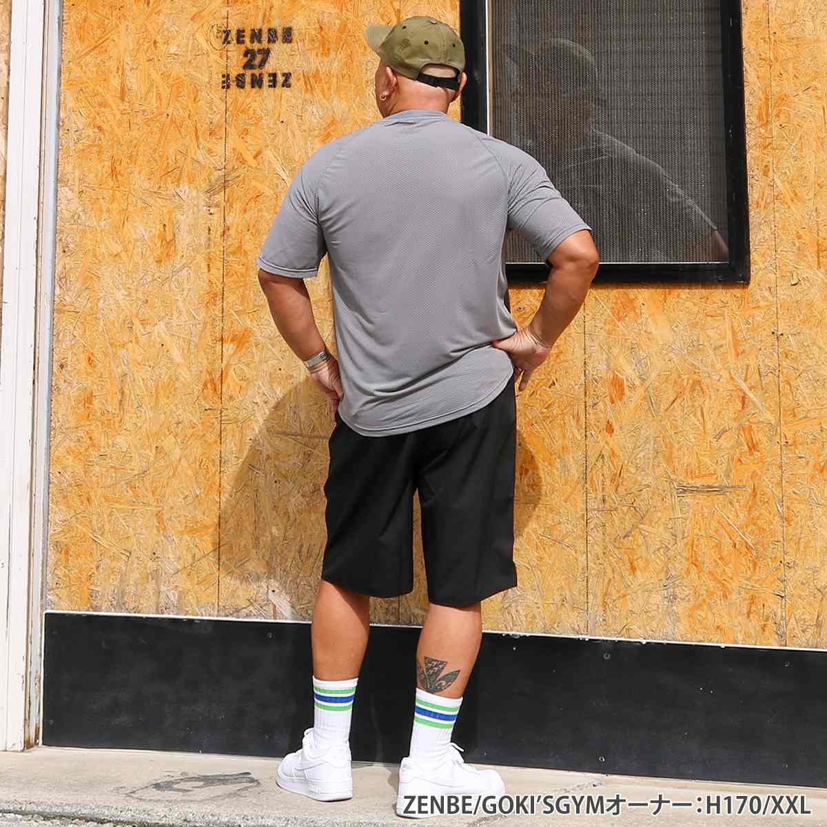 R34 LOGO DOUBLE MESH DRY T-SHIRT BIG SIZE