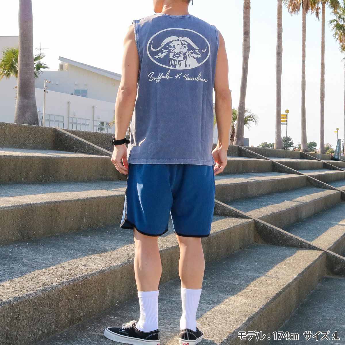 BUFFALO PIGMENT SLEEVELESS