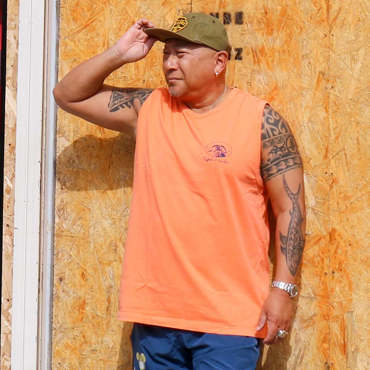 BUFFALO PIGMENT SLEEVE LESS BIG SIZE