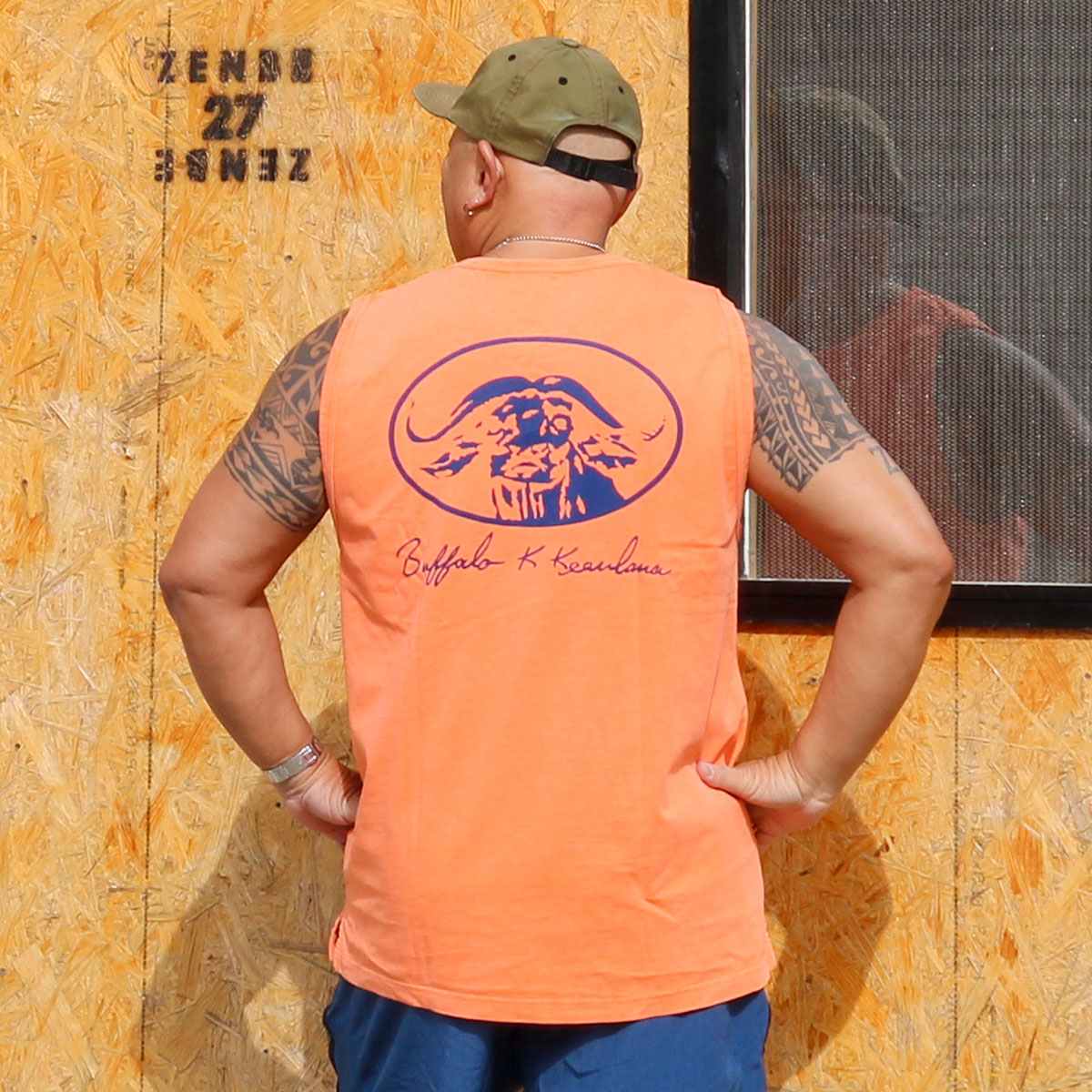 BUFFALO PIGMENT SLEEVE LESS BIG SIZE