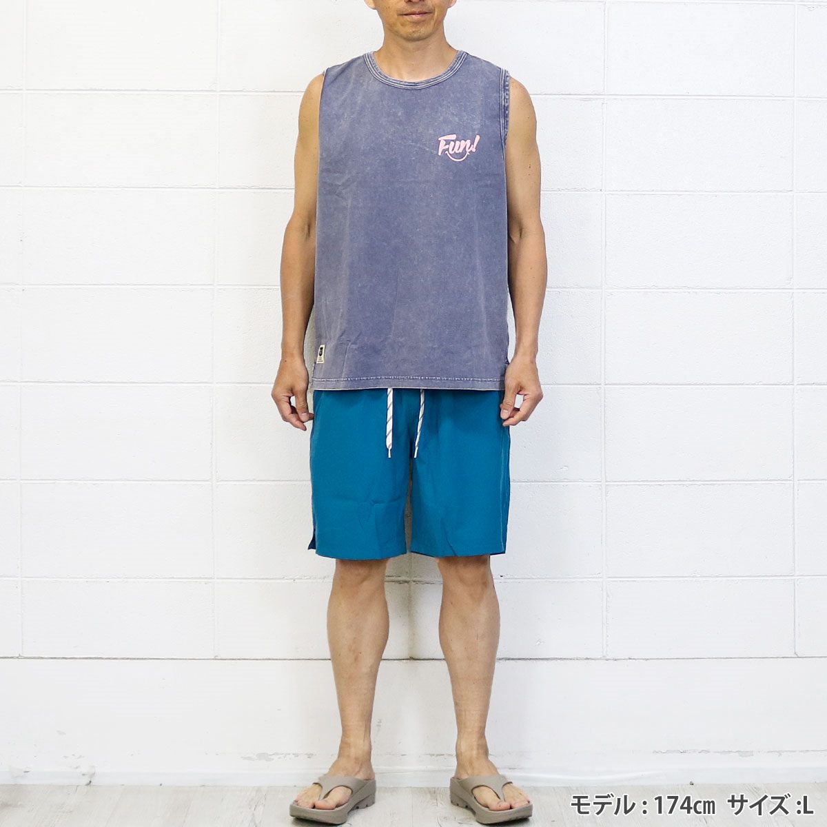 FUN PIGMENT SLEEVE LESS