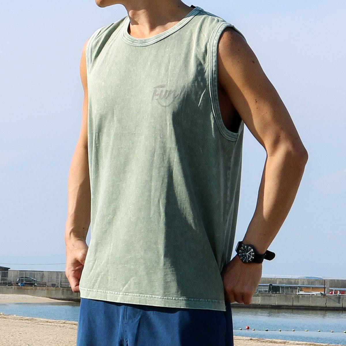 FUN PIGMENT SLEEVE LESS